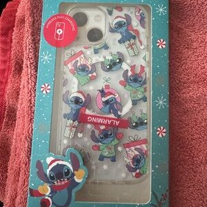 Disney Stitch Holiday Wireless Charging Phone Case